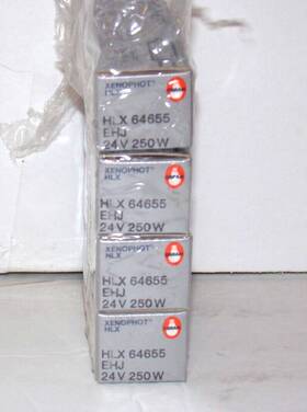 Osram 050300006734 Lot Of 4 Ehj Projection Lamps New But Old Stock 24 V 250w
