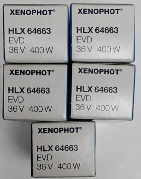 64663 Osram 050300006741 Lot Of 5 New Genuine Xenophot Hlx 36v 400w Lamps