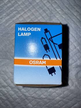 Osram 050300350097 Halogen Photo Optic Lamp Gx5.3 Naed 54753 Ejv 150w 21v Lot Of 2
