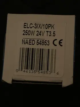 54853 Osram Halogen Display/optic Lamp Elc-hl 250w 24 V