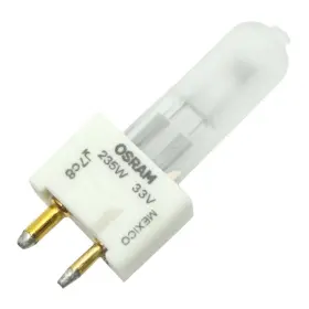 Gz9.5 Osram 58941 235w 33v T12 Clear Tungsten Halogen Lamp