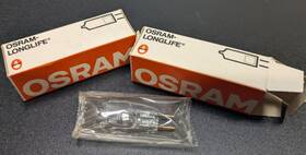 Osram 64623 Lot Of 2 New Longlife 100w 12v Gy6.35 Light Bulb Lamps