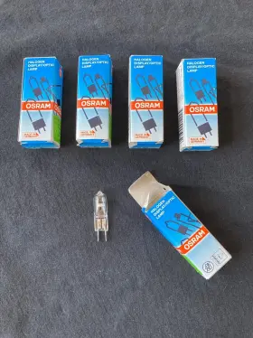 64642-hlx Osram 64642 Hlx 24v 150w G6.35 Lamps Lot Of 5
