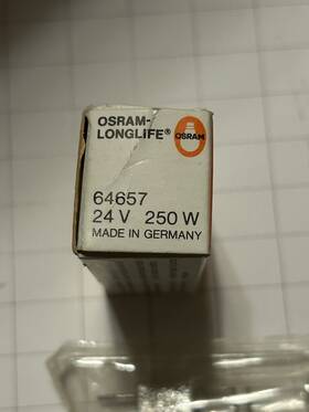 Osram 6465724 Lot Of 2 New Longlife V 250 W Light Bulb Lamps