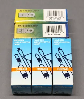 Gz9.5 Osram Eiko 046135548376 3 And 2 Ekb 420w 120v Av / Photo Projection Lamps Bulbs