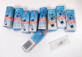 Osram Hlx64250 Microscope Bulb Optic Lamp Hlx 64250 20w 6v G4 Xenophot Naed 54261 Lot