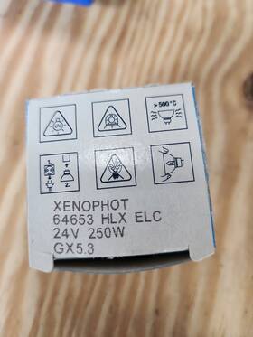 Osram Hlx64653 Xenophot 64653 Hlx Elc 24v 250w Gx 5.3 Bulb
