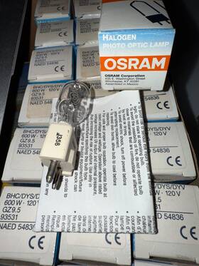 Osram Naed-54836 Lot Of 21 Pcs - Bhc/dys/dyv Halogen Photo Optic Lamps New
