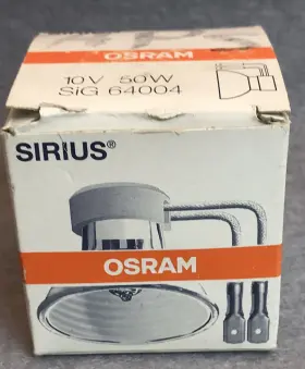 Sig-64004 Osram Sirius 10v 50w Sig 64004 Lamp Reflector Traffic Made In Germany