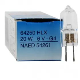 0012407 Osram Sylvania Fhe / Esb 64250 Hlx 20w 6v G4 Bipin Halogen Light Bulb