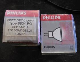Philips 6834fo Efp 12v100w Gz6.35 Bulb - New Quantity Two