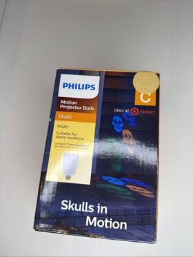 Philips 741895903136 Motion Projector Bulb Skulls Multi Color Suitable For Damp Locations