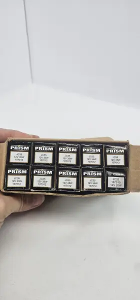 107002 Prism 9 Jc35 12v 35w Halogen Bulb Lot And 1 Jc20 20w Bi Pin Lamp Replacement