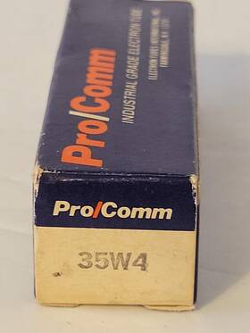 Pro/comm 35w4 Pro/comm Industrial Grade Electron Tube New Old Stock Nos