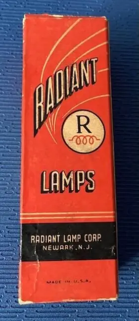 T12-p Radiant Lamp Corp. Vintage Projection 750w 120 V T12p N.j Usa