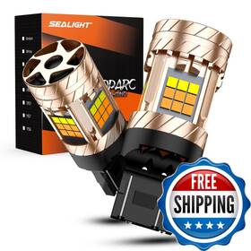 Sealight B0cj98kh9y 7443 7440 Led Bulb Switchback Dual Color White/amber 7444 T20