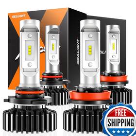 Sealight B0dqq3fv11 H8/h9 And 9005/hb3 Fog Light 60000lm Atv 6 Times Brightness