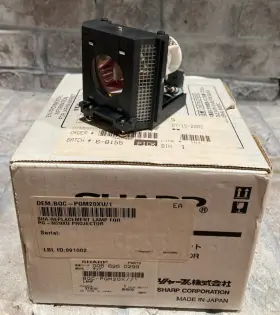 Bqc-pgm20x Sharp Projector Replacement Lamp Bulb Nos Genuine Free Shipping