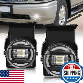 Sinyato Indust B0c7w1dqyx Led Fog Lights Drl And Turn Signals For 2003 2004 2005 2006 Gmc