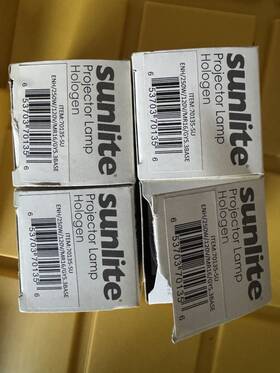Sunlite 70135-su 4 Projector Lamp Enh/250w/120v/mr16/gys.3base Hologen Bulb