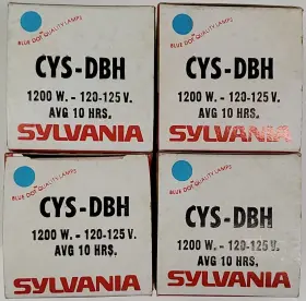 120-125v Sylvania 12975 Lot Of 4 New Cys-dbh 1200w Projector Lamps