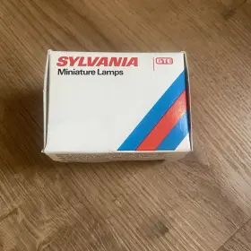 1617 Sylvania Miniature Lamps Bulb Err 25w 14v Nos New In Box Old Stock Projector