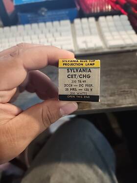 Sylvania 200tb/49 Wabash Cet/chg Blue Top Projection Lamp 200w