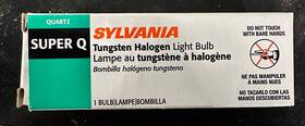Sylvania 250q/cl/mc Tungsten Halogen Lightbulb
