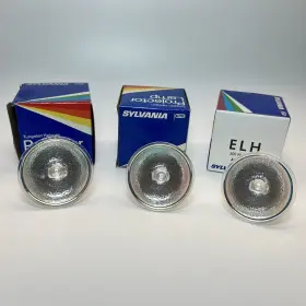 300w Sylvania 2826 Elh Projector Lamp Bulb 120v Gte Tungsten Halogen Vintage Nos