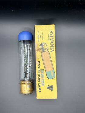 Sylvania 300d2 Vintage Nos Projector Projection Lamp Bulb Blue Top 300w 120v Wabash