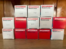 T3.25-t5 Sylvania 30211 Lot Of 13 Nos Erc 14v 25w 9.4mm Photo Projection Bulb Lamp