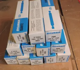 1000w Sylvania 54532 Lot 12 Incandescent Projector Light Bulb Lamp 120v New