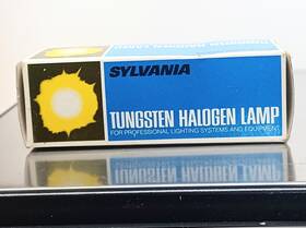 Sylvania 54574-3 Vintage Tungsten Halogen Lamp 650 Watt Fad Size T4 Projector
