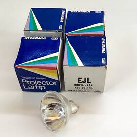 Sylvania 54730 Lot Of 4 - Ejl Photo Projection Light Bulb Studio Lamp Projector 200w 24v New