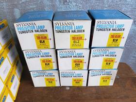 Sylvania 54765 Lot Of8 Elv 150w 21.5v Photo Stage Projection Light Bulbs Studio Lamp