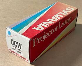 Sylvania 73158 Dcw 150w 24v Photo Projection Light Bulb Studio Lamp Projector New Vtg