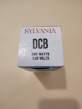 Sylvania 73492 Dcb 120v 300w Photo Projection Light Bulb / Lamp Projector