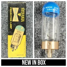 74460 Sylvania Vintage Dak 500w 120v Projection Lamp Bulb Nos Tru-focus C13d Projector