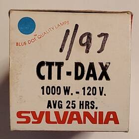 Sylvania 74620 Nos Blue Dot Ctt-dax 1000w 120v Projection Lamp