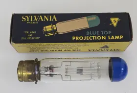 C13d Sylvania Ph/500 Nos Blue Top Projection Lamp Asa Code Czx T10p 120v