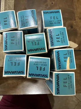1000w Sylvania Xqpt6 Lot Of 10 2 Wiko Projector Lamp Bulb Fel Lighting 300 Hrs