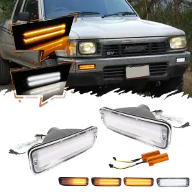 B09tfkqk1j Turningmax For 95-00 Toyota Tacoma Clear Switchback White Amber Led Drl Turn