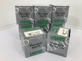 Ushio 048777100004 1003412 Bab/fg/ultra 12v 10000hrs 20w Germany Halogen Lamp Lot Of 8 New