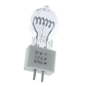 Jcd120v-650wsp Ushio 048777114421 1000225 Dvy G5.3 Clear Halogen Lamp
