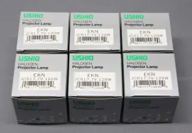 Ushio 048777120309 6 Ekn 120w 17.7v Av/photo Projector Lamps / Bulbs