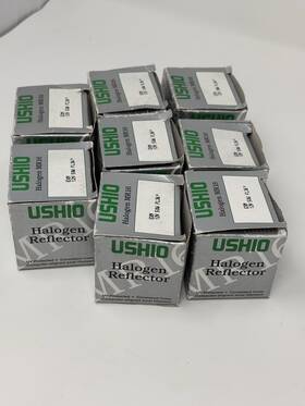 Ushio 048777126042 Lot Of 8 New Projection Tungsten Halogen Mr16 Lamp Bulb 12v 50w Fl36