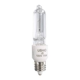 Ushio 048777356272 1003089 Jd120v-75w/e11 T4 Clear Halogen Lamp