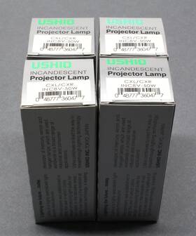Ushio 048777360477 4 Cxl / Cxr 50w 8v Projector Lamps Bulbs