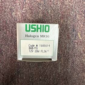 Ushio 1000014 Bab Halogen Reflector Mri6 /fg Bulb 12v 20w