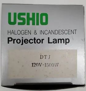 1000221 Ushio New Genuine 120v 1500 Watt Dtj Projection Lamp
